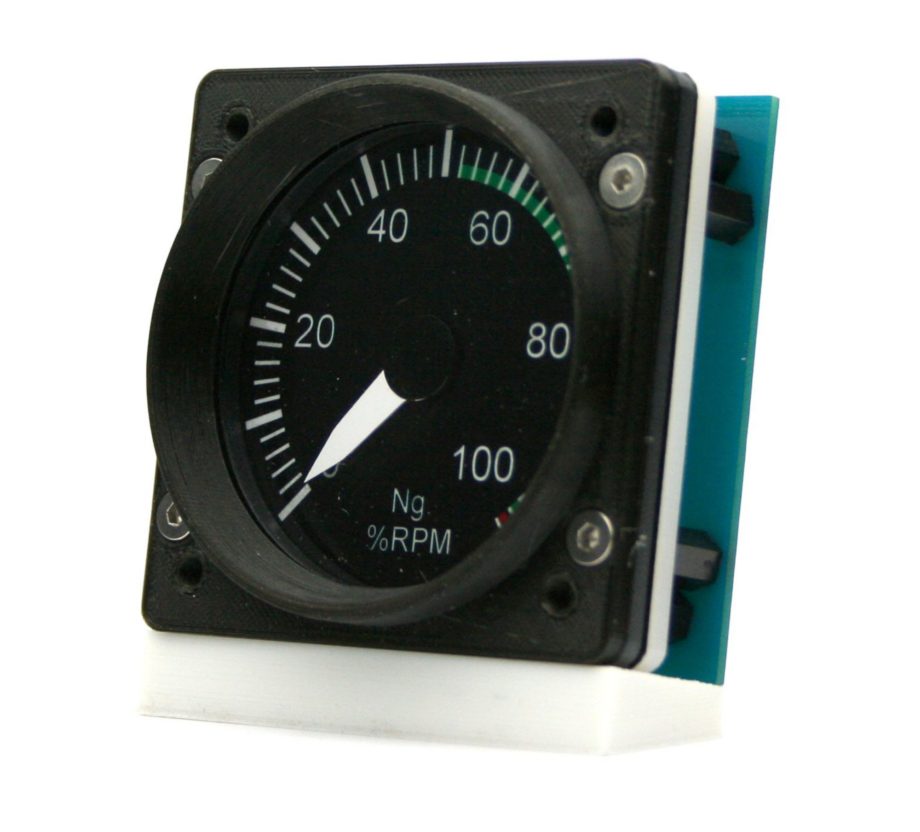 60mm Cessna style RPM gauge kit