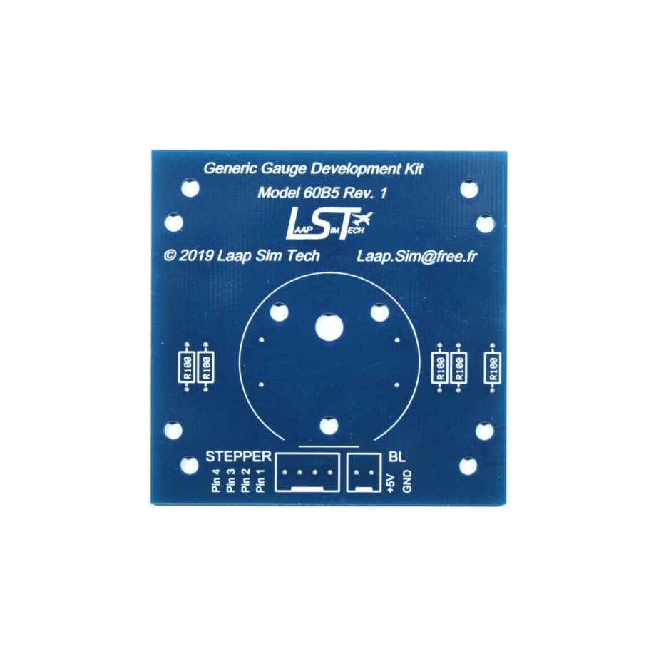 PCB for 60mm gauge (single needle)