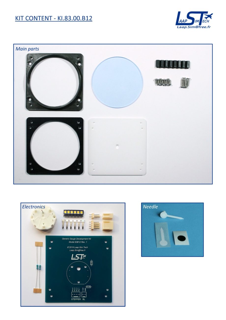 83mm blank gauge kit