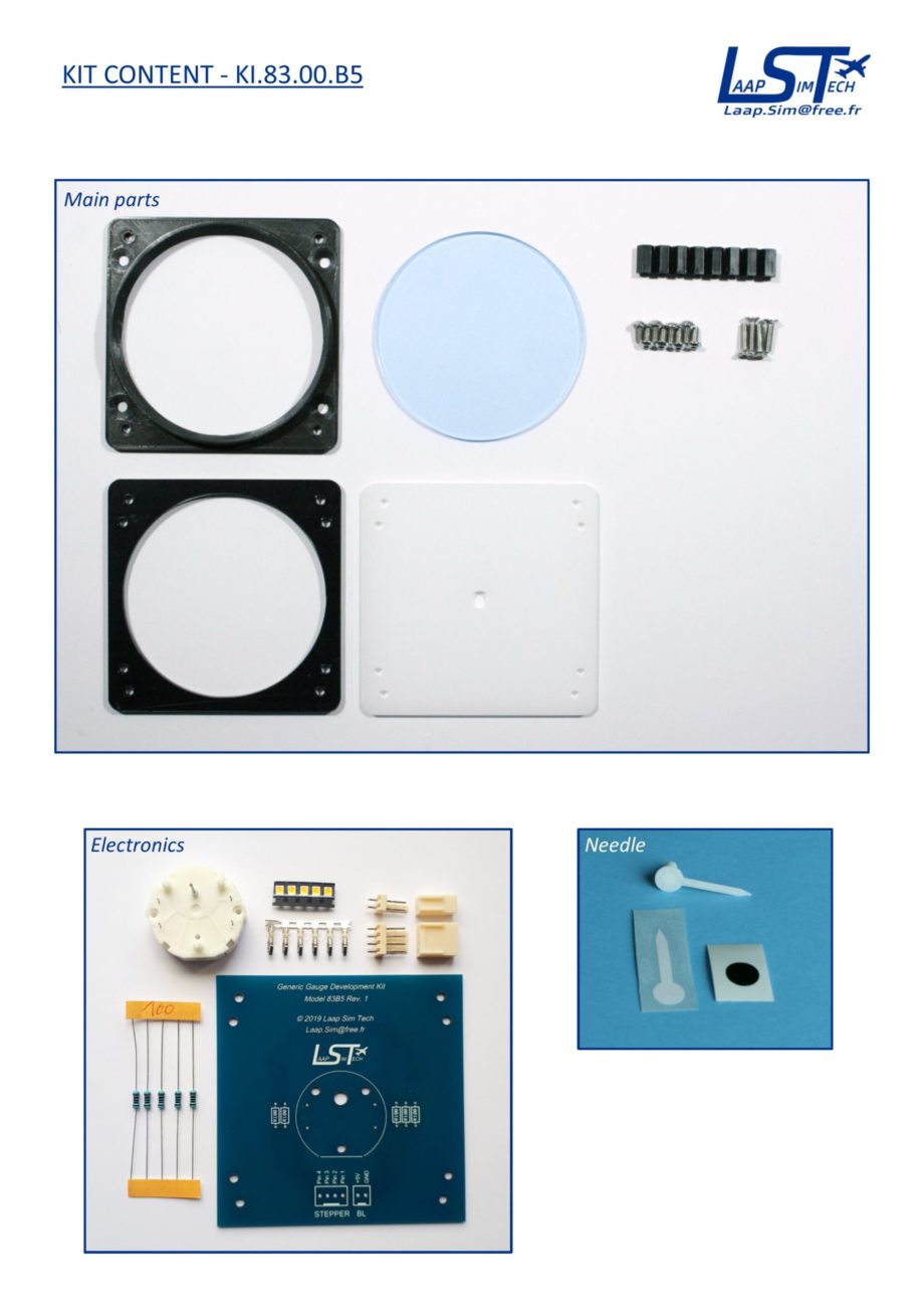 83mm blank gauge kit