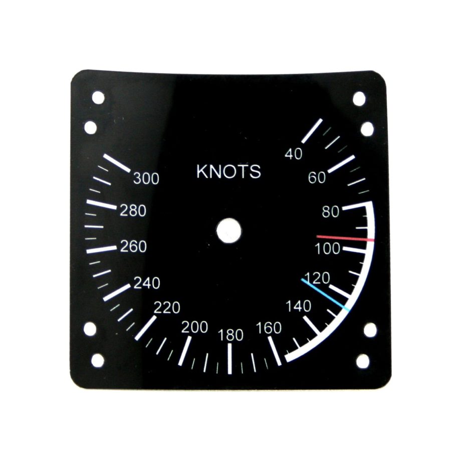 83mm Beechcraft style IAS pattern (300 kts)