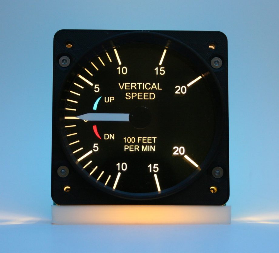 83mm Beechcraft style VS gauge kit (2000ft/mn)