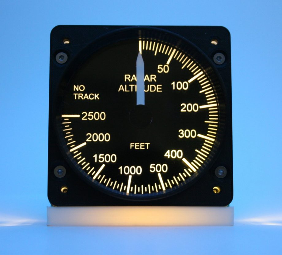 83mm Airliner style RadioAlt kit gauge (2500ft)