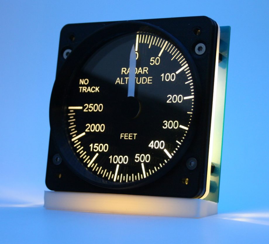 83mm Airliner style RadioAlt kit gauge (2500ft)