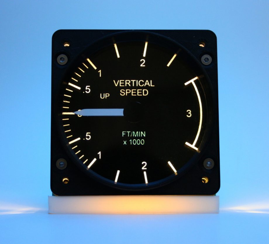 83mm Beechcraft style VS gauge kit (3000ft/mn)