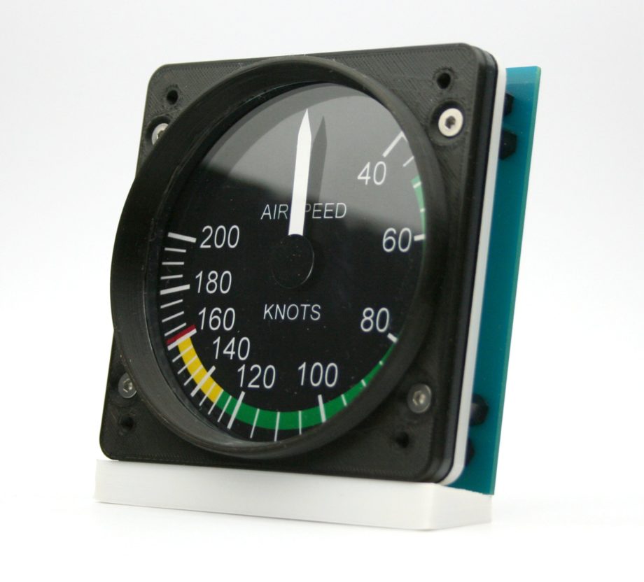 83mm Cessna style IAS gauge kit (200 KTS Yellow arc)