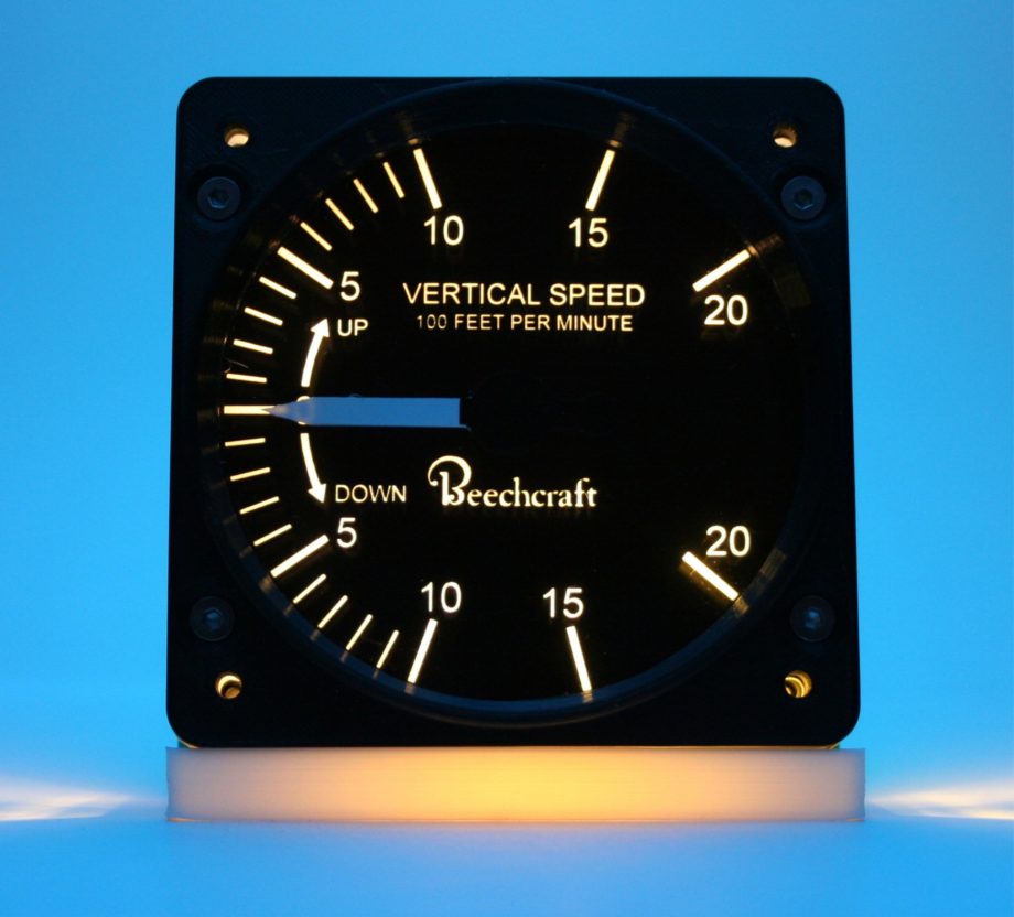 83mm Beechcraft style VS gauge kit (2000ft/mn)