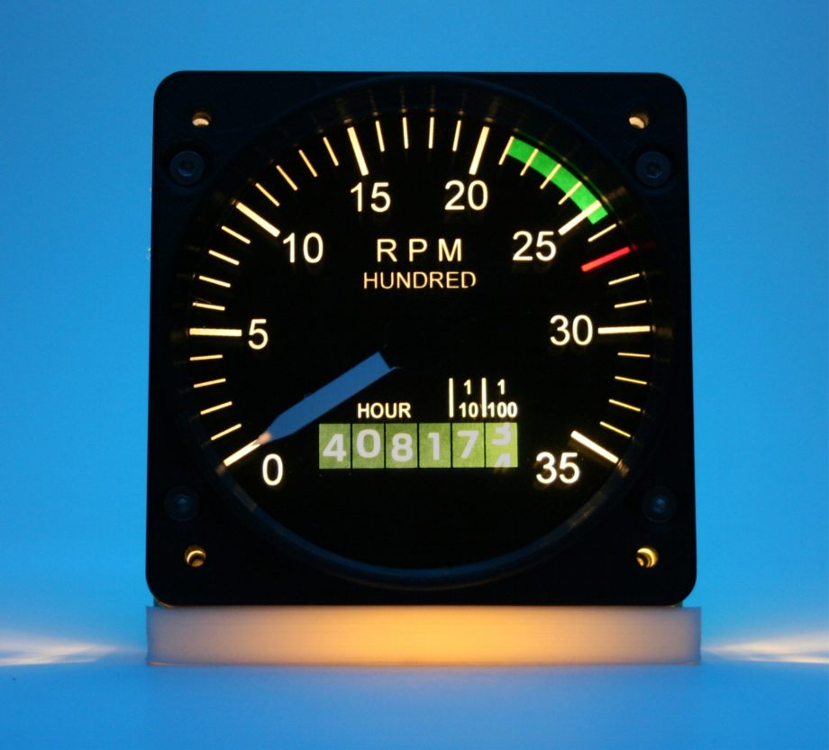 83mm Cessna style RPM gauge kit (with fake hour counter)