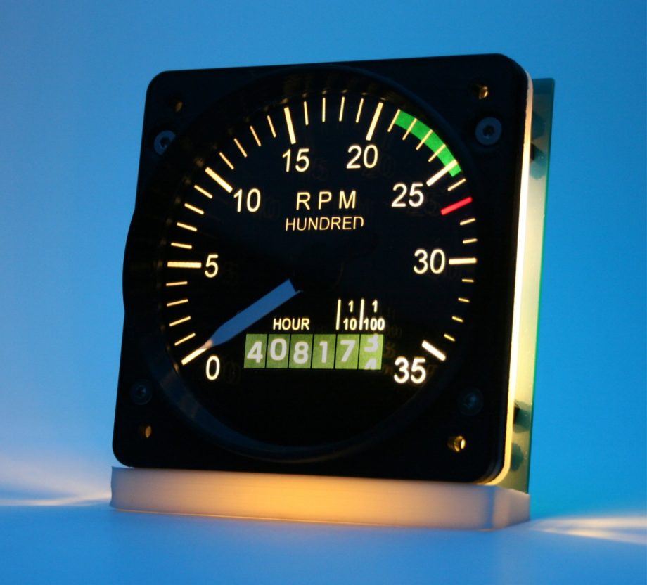 83mm Cessna style RPM gauge kit (with fake hour counter)