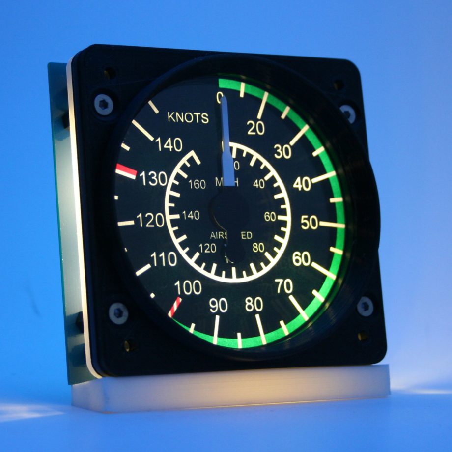 83mm Robinson style dual IAS gauge kit (170MPH / 145KTS)