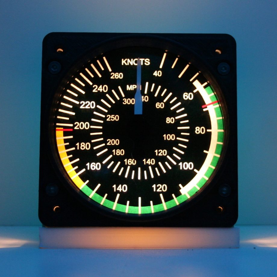 83mm dual IAS gauge kit (300MPH / 260KTS)